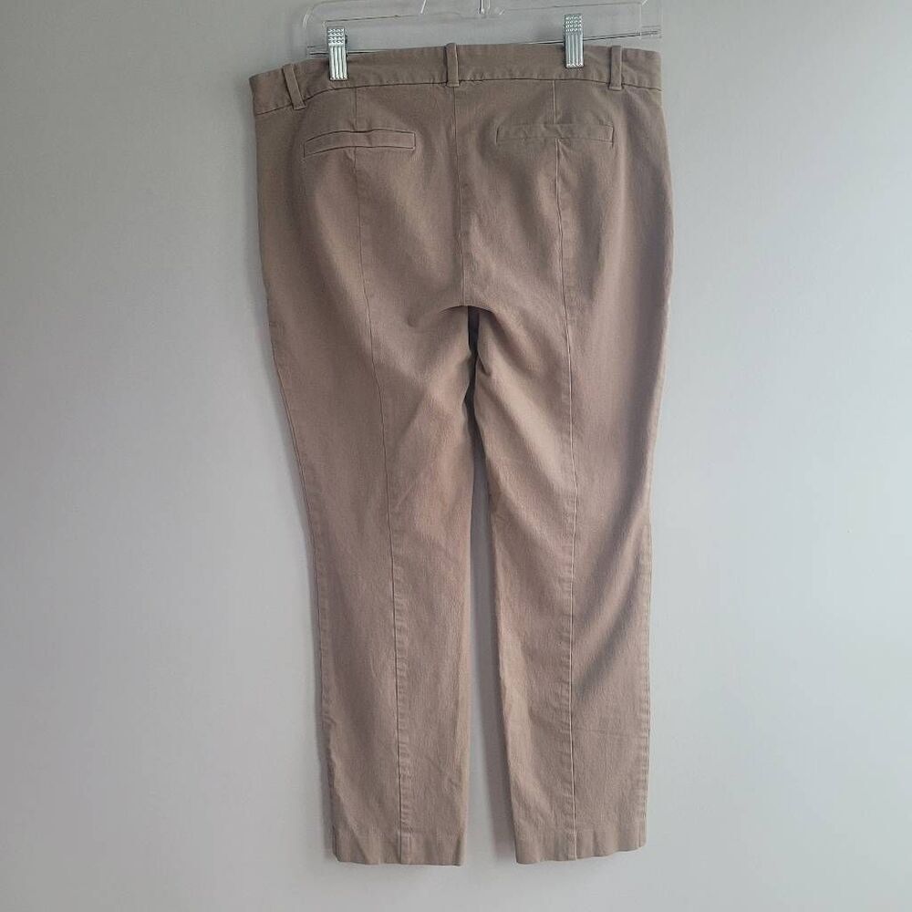 J Crew khaki straight leg chino pants mid rise basics preppy everyday minimalist - Picture 2 of 12